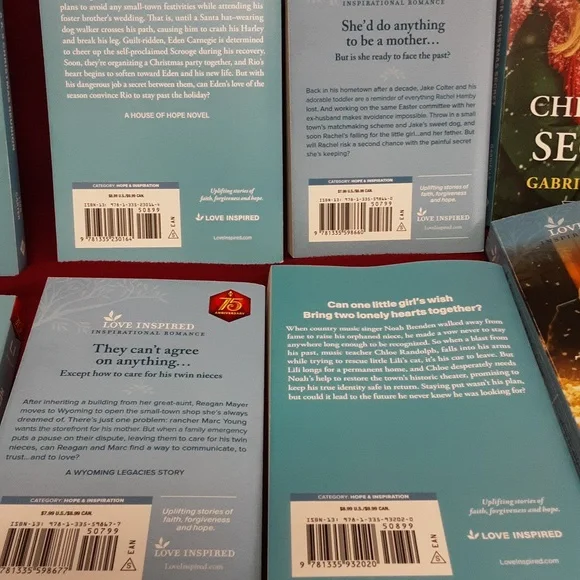 10 Love Inspired Large Print Books - Picture 4 of 5